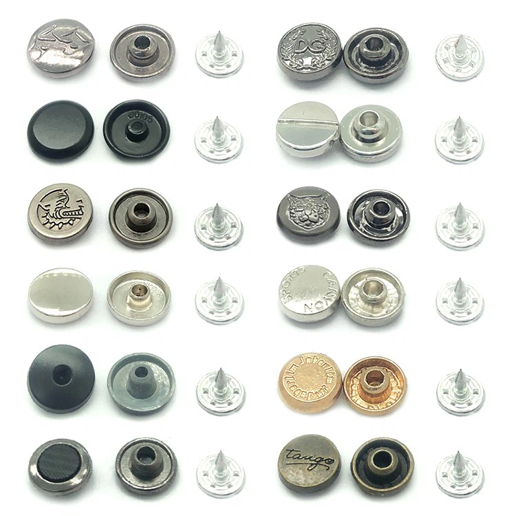 jean buttons and rivets