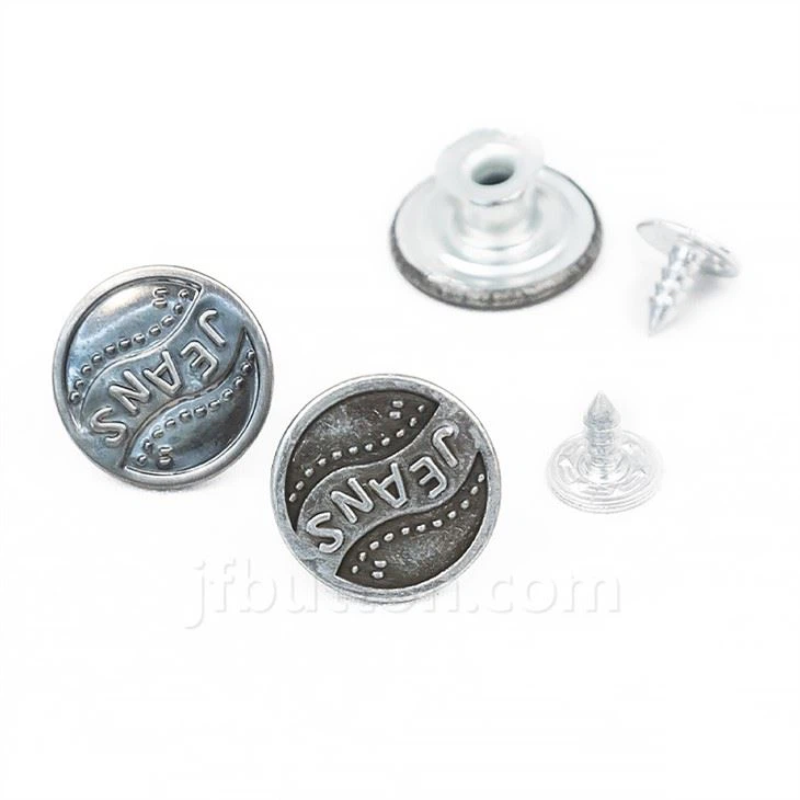 Buttons for Jeans Metal