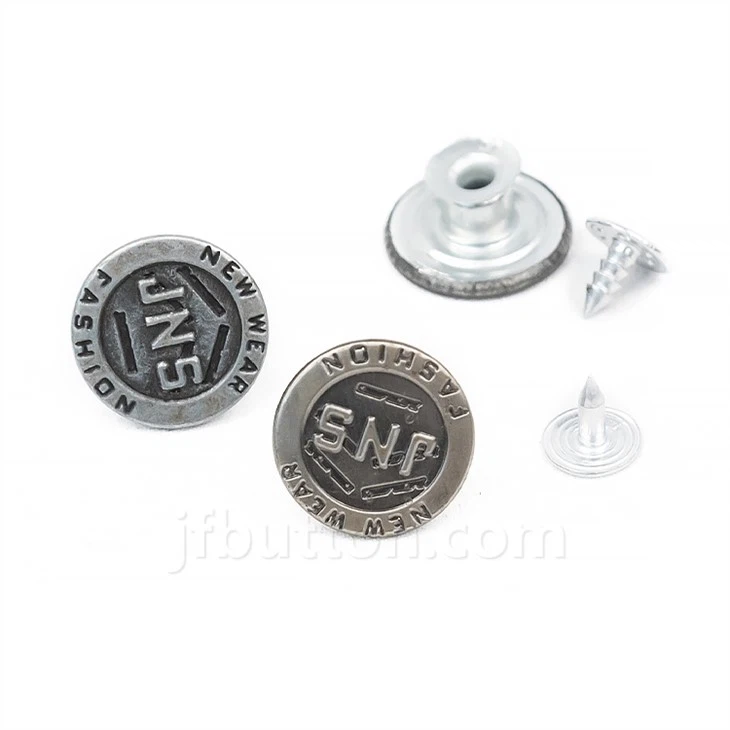 Buttons for Jeans Metal