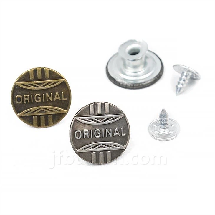 Buttons for Jeans Metal