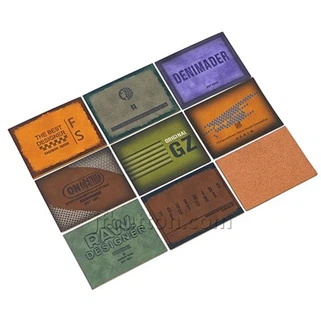 Фаук кожни ручно рађене налепнице