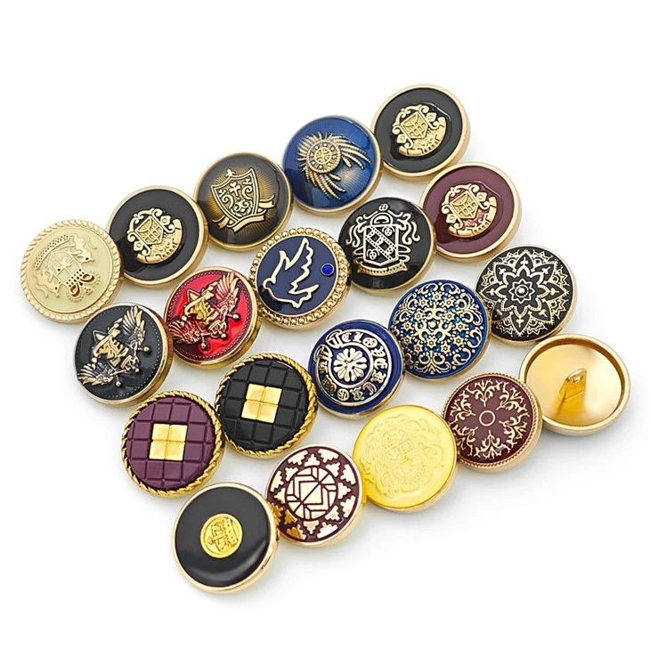 Vintage Brass Military Buttons factory