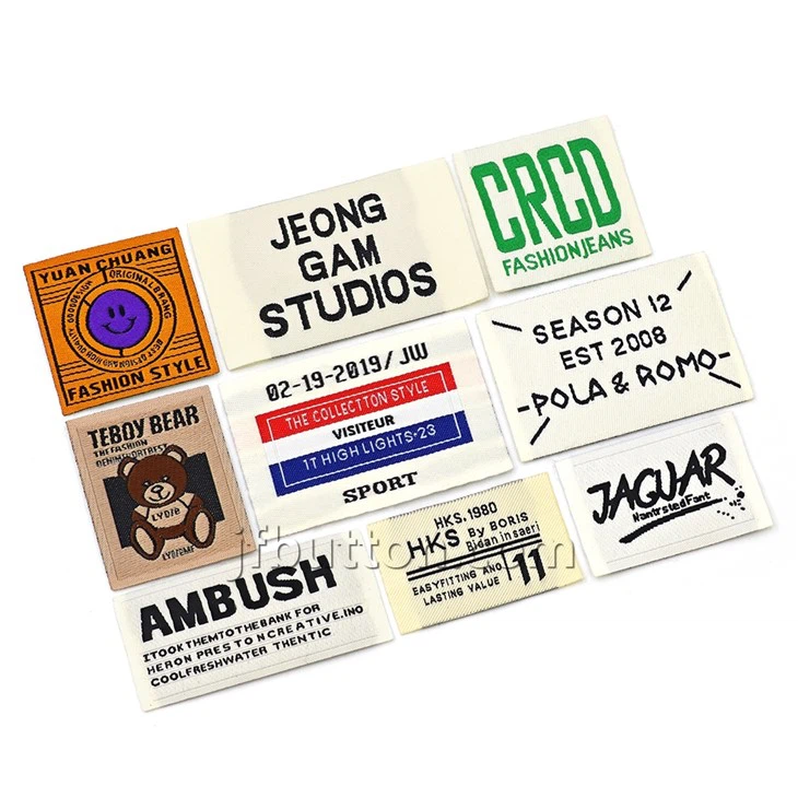 Woven Cotton Labels With Brand Name Woven Cotton Labels With Brand Name