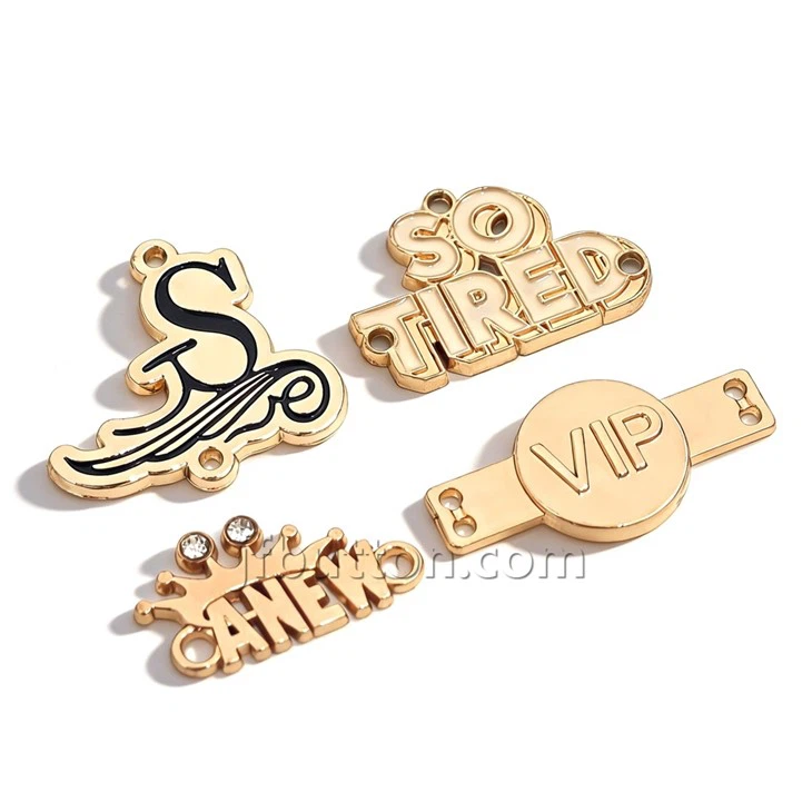 Metal Logo Tags For Handbags high quality