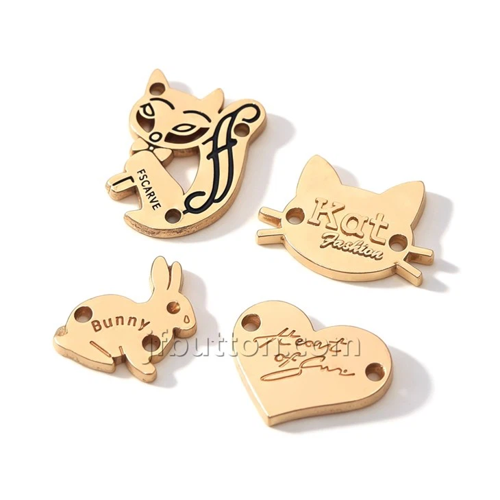 Metal Logo Tags For Handbags factory