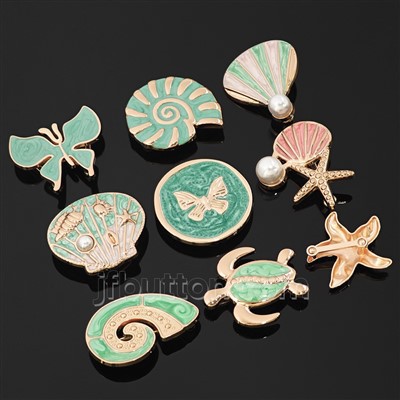 Метална емајл копча за одећу