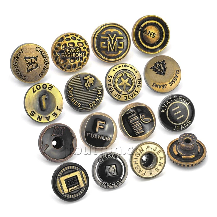 Denim Jean Buttons