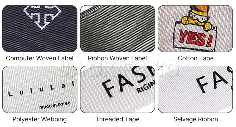 woven label material
